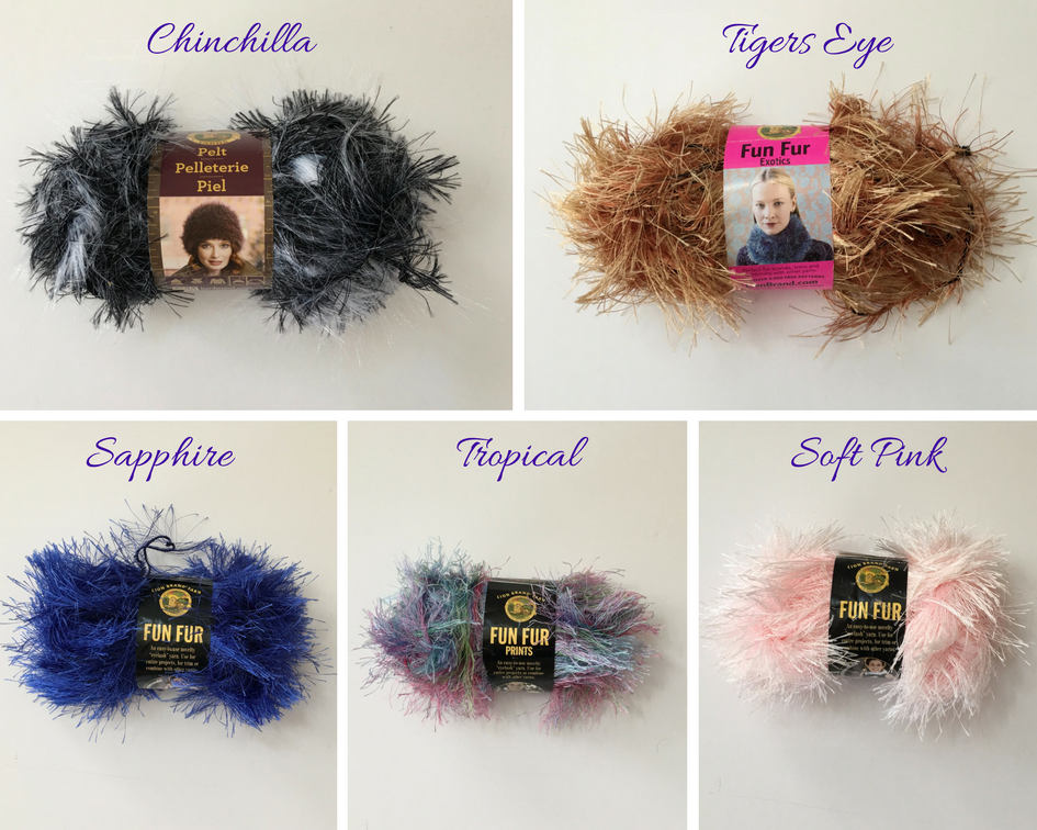 Fun Fur Yarn Fun Fur Novelty Yarn Lion Brand Fun Fur