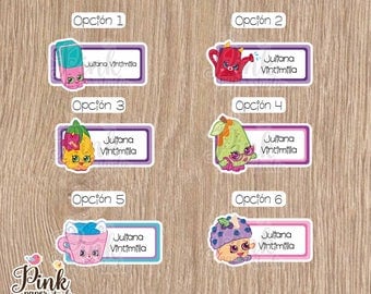 Shopkins labels | Etsy