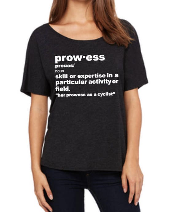 Items similar to PROWESS definition cycling bike inspired tank top t