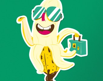 Sticker "Ready for holiday Banana"