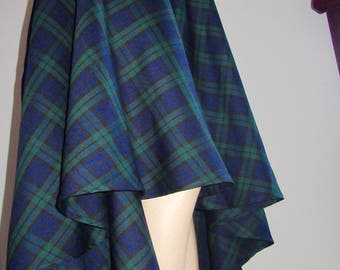 Lucille Plus Size Plaid Long Skirt