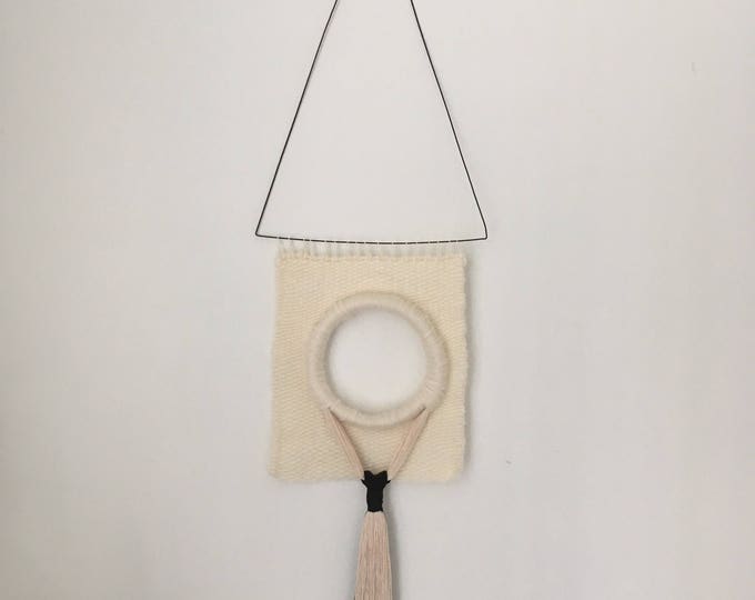 Woven wall hanging