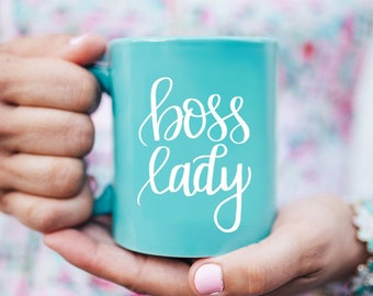 Mint Boss Lady Coffee Mug, Coffee Mugs, Boss Lady, Gift for Boss, Inspirational Coffee Mug, Mugs, Coffee Mug, Motivational Mug, Gift For Her