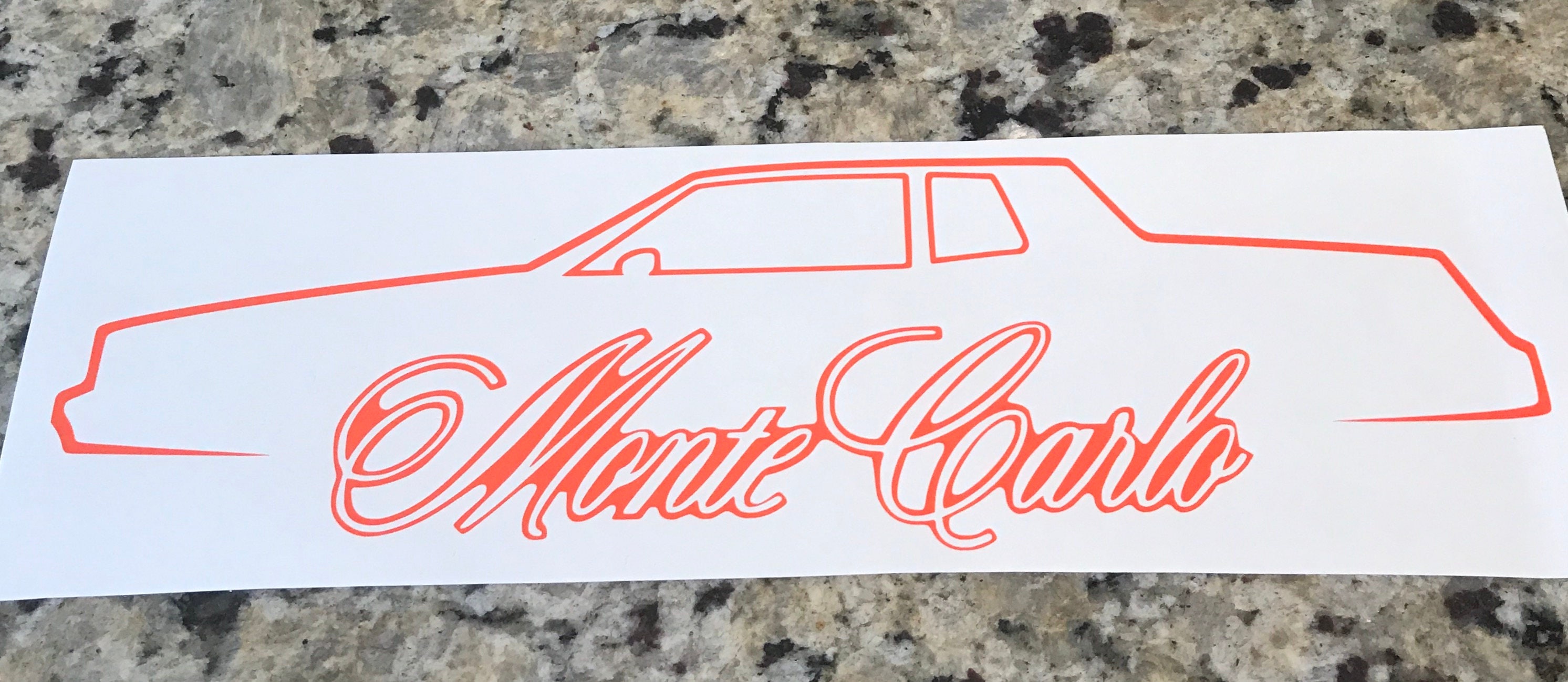 81 85 Monte Carlo Outline Decal | Free Nude Porn Photos