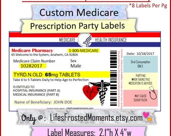 Download Prescription label | Etsy