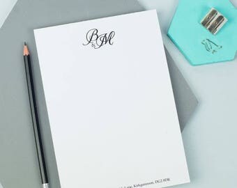 ON SALE Thank You Pad - Wedding Thank Yous - Personalised Writing Pad - Custom Correspondence - Personalised Stationery - Name - Writing Pap