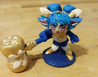 Starguardian Poppy polymer clay figure