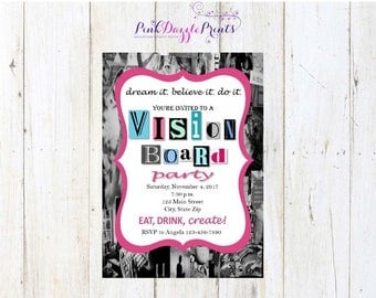 Vision Board Invitations Template 7