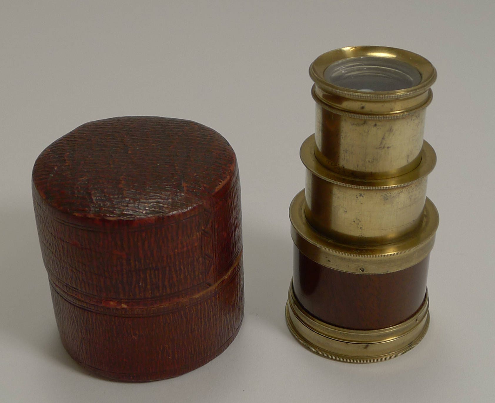 A Fine Quality English Monocular In Case c.1800