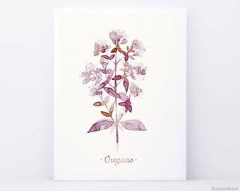 Coffee flower painting, herb painting, pink flower painting, abstract flower painting, abstract flower print, flower print, WINE painting