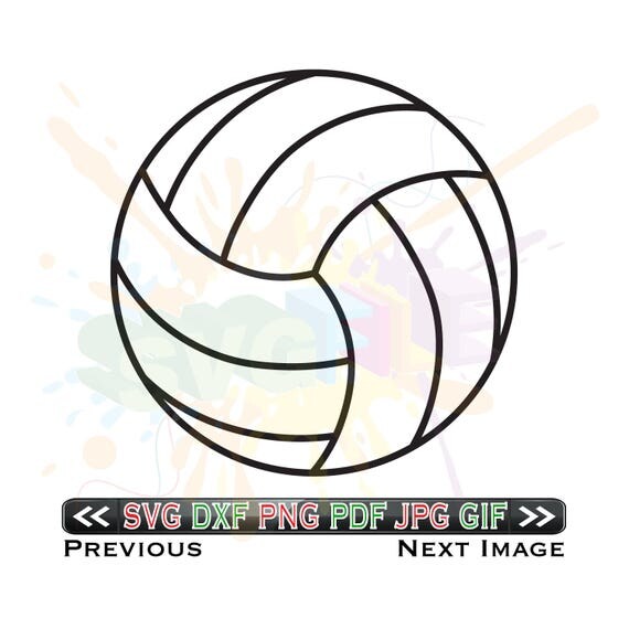 Download Volleyball SVG, Files for Cutting Sports Cricut - SVG Files for Silhouette - Instant Download ...