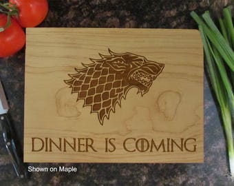 Personalized Cutting Board - Engraved, Custom Cutting Board, Wedding Gift, Anniversary Gift, Housewarming Gift, Engagement, Game of Thrones