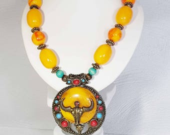 Ethnic necklace with " Celte” inspiration