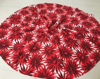 1950s Brilliant sunflower novelty print skirt