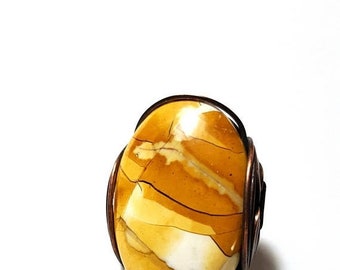 Necklace Waterhole Gemstone  Matt Mookaite Small - Sonia Pallet main image 1