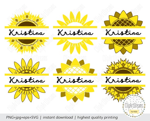Free Free Sunflower Name Svg 557 SVG PNG EPS DXF File