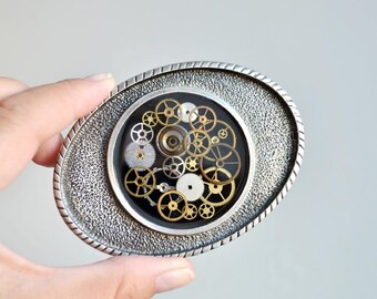 Belt Buckle, Buckle, Black, Silver buckle, Steampunk buckle, Steampunk, Unique Belt Buckle, Belt buckles for men, Belt buckles for women