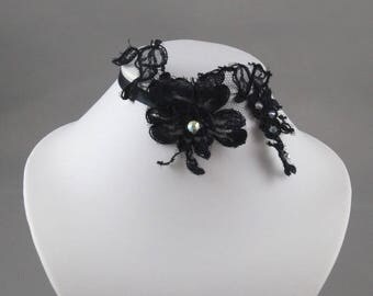 Black Lace Black Lace wedding necklace