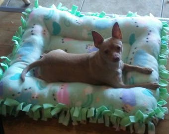 fleece dog pillow