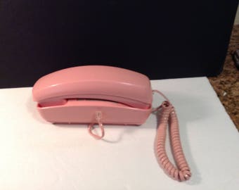 Pink Wall Phone Telephone Model TL-5/Tps CUTE