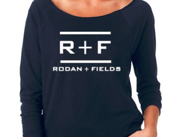 Rodan Fields Ladies Terry Raw-Edge 3/4-Sleeve Raglan - Rodan Fields Shirt - Women's Clothing