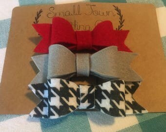 Alabama Felt Hair Bows