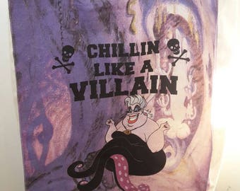 Ursula The Little Mermaid Disney canvas tote bag.