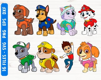 Paw patrol SVG Paw Patrol cricut Paw patrol clipart Digital files