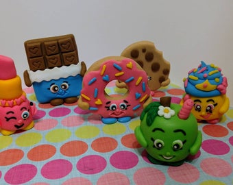Fondant Shopkins - Shopkins Cake Toppers - Shopkins Birthday Decor