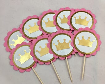 12 Little princess Baby shower favors lavender little