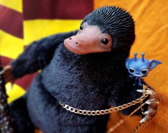 Niffler, fantastic beasts and where to find them, from the world of Harry Potter