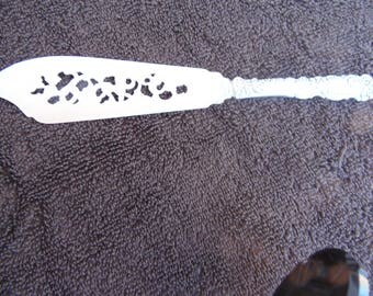 Vintage Ornate Cake Knife Nils Johan Silver Plate Knife Sweeden