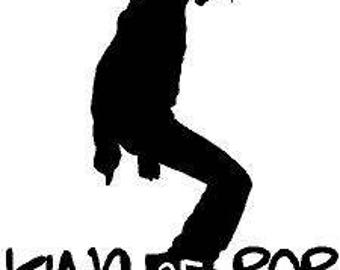 michael jackson king of pop wall decal sticker for home decor car laptop