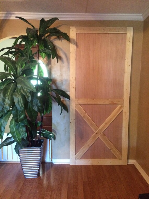 Interior sliding plywood doors