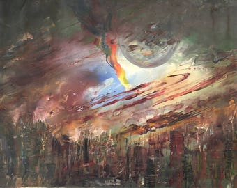 Outer Space City by Naci Caba