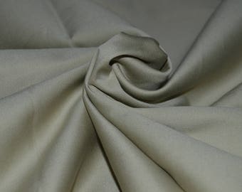Tan Cotton Stretch Sateen Fabric 58" Wide BTY