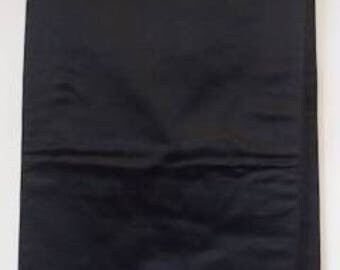 Genuine Japanese Kimono Obi - Plain Black