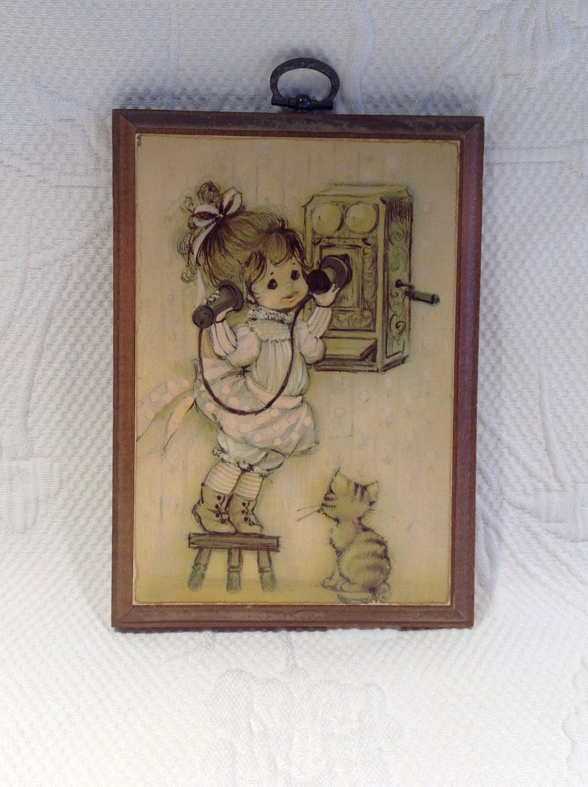 Retro Wall Decor wooden - hallmark card - retro wall decor - vintage thelma Retro Wall Decor wooden - hallmark card - retro wall decor - vintage thelma