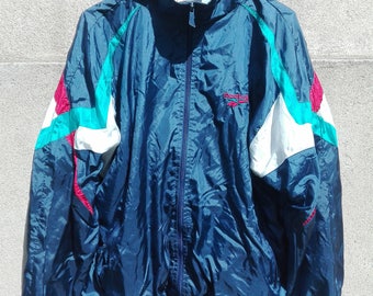 chaqueta reebok vintage verdes