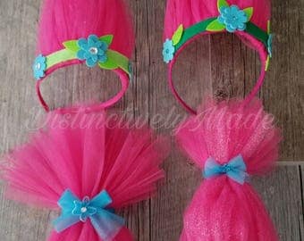 Poppy Troll Inspired Hair Band/ Headbands- pick from one of the four