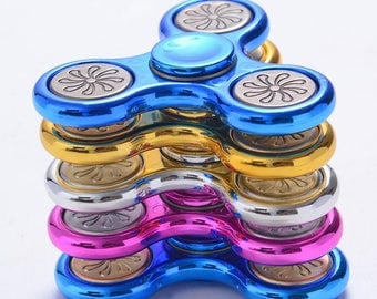 Hand Spinner Fidget metal - 3D rolling toy - Anti stress