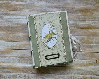 Nature Junk Journal, Botanical Journal, Junk Journal, Vintage Botanical Journal, Handmade Journal, Woodland Journal "Forest Tales"