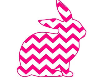 Download Chevron bunny svg | Etsy