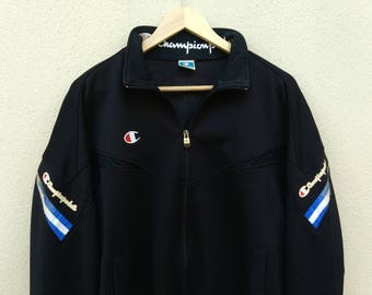 Vintage Champion small logo embroider retro trainer jacket