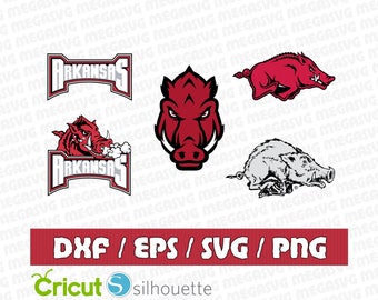 Arkanzas Razorbacks Svg Dxf Eps Png Cut File Pack