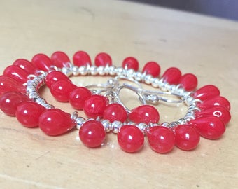 Set bracelet and earrings