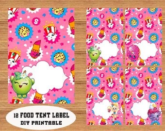 Shopkins labels | Etsy