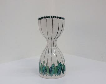 Vintage Ceramic Vase By Elna-karin Helgesson mid century Swedish
