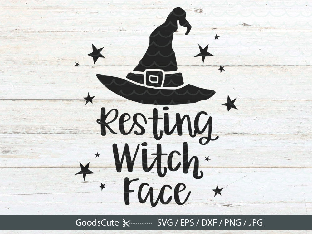 Download Resting Witch Face SVG Halloween SVG Witch SVG Witch Quote