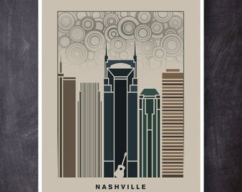 Nashville Wall Art nashville art | etsy Nashville Wall Art nashville art | etsy